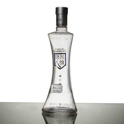 Super Flint Glass Custom Design 700ml τετραγωνικό μπουκάλι για βότκα ή ελαιόλαδο