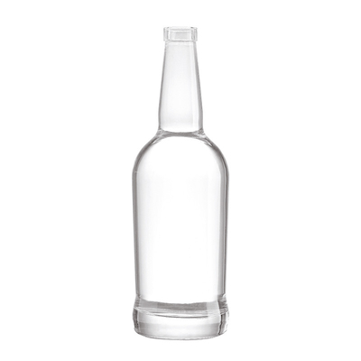 500 ml 700 ml 750 ml τετραγωνικό μπουκάλι βότκας σε υλικό γυαλιού Super Flint για μεταλλικό νερό