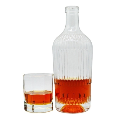 375ml 500ml 700ml Ποτά VODKA ηλεκτροπληρωμένο γυάλινο μπουκάλι για μαγειρικά έλαια