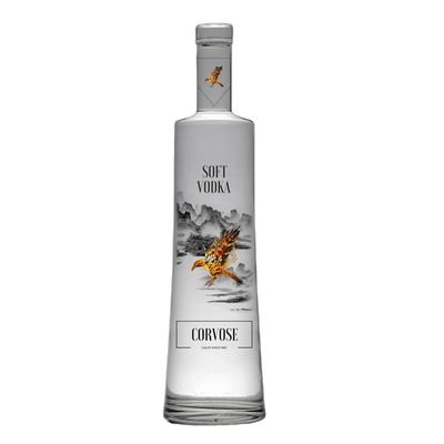 375ml 500ml 700ml Ποτά VODKA ηλεκτροπληρωμένο γυάλινο μπουκάλι για μαγειρικά έλαια