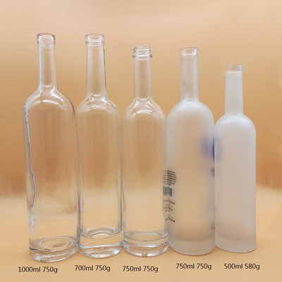350 ml 375 ml 500 ml Super Flint Olive Oil Alcohol Glass Flask για τη βιομηχανία ποτών
