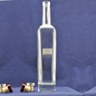 500 ml υλικό για το κολάρο γυάλινο μπουκάλι για τζιν ουίσκι κρασί βότκα μπράντυ ποτό FOB