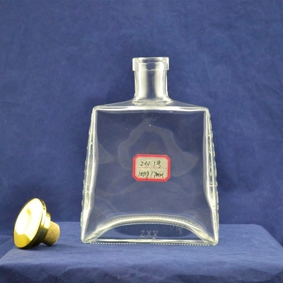 500 ml υλικό για το κολάρο γυάλινο μπουκάλι για τζιν ουίσκι κρασί βότκα μπράντυ ποτό FOB