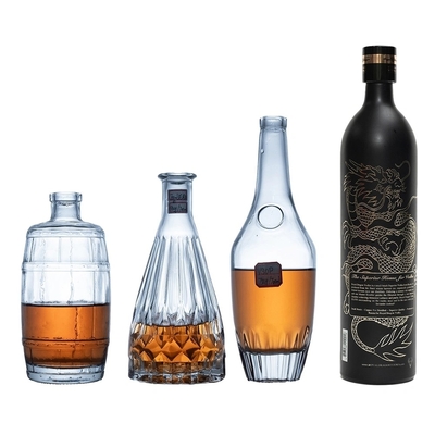 500 ml 700 ml 750 ml Χωρίς χύσιμο Ουίσκι Ρουμ Μπράντυ Πιέσματα Γυαλί Μπουκάλια Λικέρ για κρασί