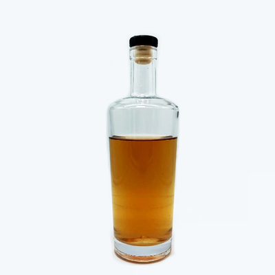 Υλικό Super Flint Glass 700ml μπουκάλι ουίσκι για φανταχτερό σχεδιασμό Χρησιμοποιημένο μπουκάλι γυαλί κρασιού