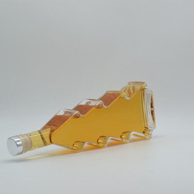 Super Flint Glass Custom Χριστούγεννα δέντρο σχήμα μπουκάλι αλκοολούχων ποτών 500ml 700ml 750ml