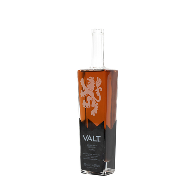 Κενά 500ml 1000ml 1 λίτρο Ματ Μαύρο και Λευκό Προσαρμοσμένο Σχήμα Μπουκάλια Alcohol Gin