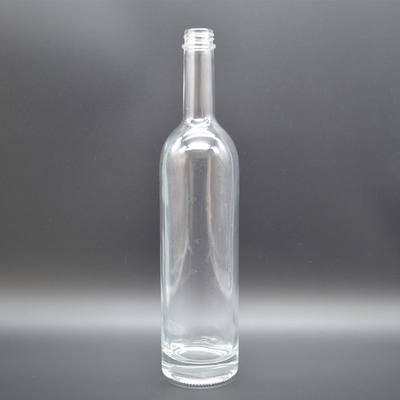 Super Flint Hot Stamping 500ml 700ml 750ml Λικέρ Μπράντυ γυάλινο μπουκάλι OEM