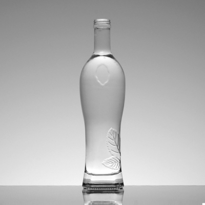 OEM Διαυγές γυαλί αναψυκτικά μπουκάλι 300ml 500ml 750ml με βαθιά διαδικασία πάγου