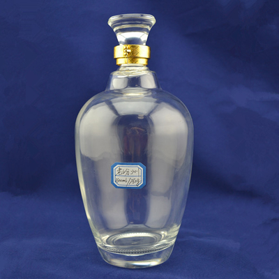 OEM Διαυγές γυαλί αναψυκτικά μπουκάλι 300ml 500ml 750ml με βαθιά διαδικασία πάγου