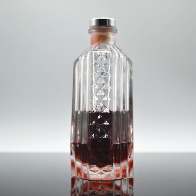 Ουίσκι 700 ml Μαύρη Αλκοόλη UV μπουκάλι σαμπάνιας παγωμένο κυλίνδρο κενά μπουκάλια 500 ml 1000 ml