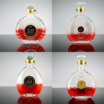 200 ml 375 ml 500 ml 750 ml Super Flint Glass Φιαλίδια κρασιού με τύπου σφραγίσματος από φελλό
