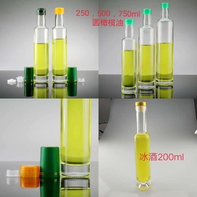 200 ml 375 ml 500 ml 750 ml Super Flint Glass Φιαλίδια κρασιού με τύπου σφραγίσματος από φελλό