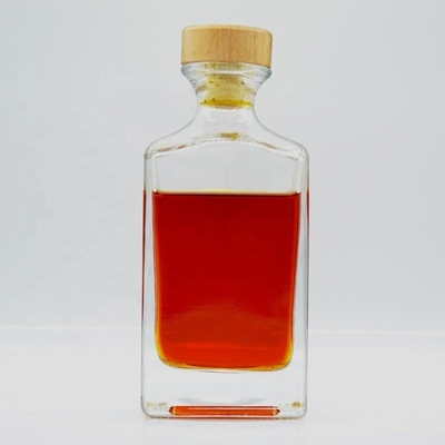 Προσαρμοσμένα Clear Flint 500ml τετραγωνικά γυάλινα μπουκάλια για οινοπνευματώδη αλκοόλ