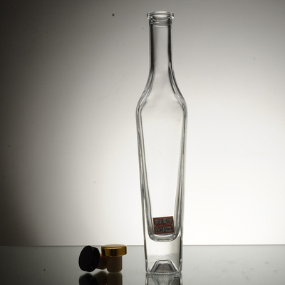 Υλικό Super Flint Glass 50ml επίπεδο διαυγές κενό γυάλινο μπουκάλι για βότκα Ουίσκι Τζιν