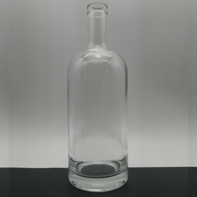 Παγωμένα Super Flint 700ml Κενά μπουκάλια για κρασί Decal Logo 750ml Βότκα γυάλινο μπουκάλι