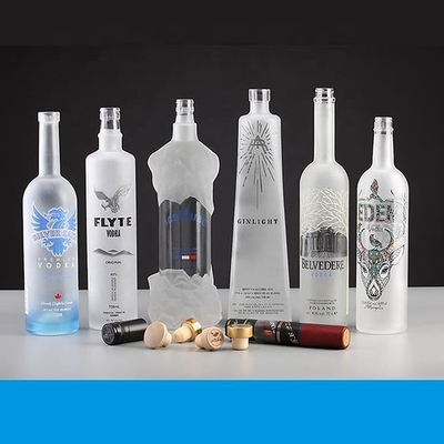 700 ml 750 ml κενό αλκοόλ παγωμένο σπρέι μπουκάλι για βότκα ρούμι τζιν ουίσκι ουίσκι κρασί