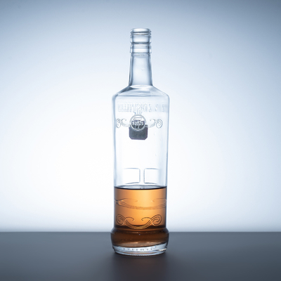 Επαγγελματική κατασκευή Φιάλη από γυαλί 700 ml με καπάκι με καλώδιο / τύπου σφράγισης από φελλό με μπλε