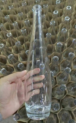 Υλικό Super Flint Glass 500ml 750ml μπουκάλι τζιν για ποτά και ποτά