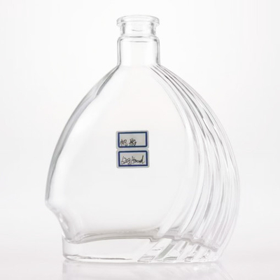100-1000ml χωρητικότητα Προσαρμοσμένη μπουκάλι γυαλιού σχήματος βάρκας για οινοπνευματώδη ποτά Υποστηρίζεται OEM / ODM