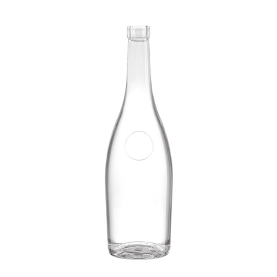 100-1000ml χωρητικότητα Προσαρμοσμένη μπουκάλι γυαλιού σχήματος βάρκας για οινοπνευματώδη ποτά Υποστηρίζεται OEM / ODM