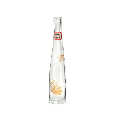 350 ml 750 ml καθαρό γυάλινο μπουκάλι νερού Προσαρμοσμένο χρωματικό σπρέι για υλικό γυαλιού Super Flint