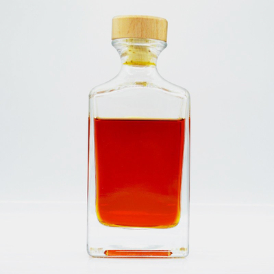 Διαυγές γυάλινο μπουκάλι 750 ml για στρογγυλά ποτά Ουίσκι Σαμπάνια 500 ml χωρητικότητα