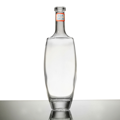 500 ml μπουκάλι γυαλιού ποτών με πώμα από υλικό γυαλιού Super Flint