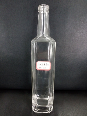 Διαφανές κενό 750 ml μπουκάλι γυαλιού βότκας με σφραγίδα τύπου φελλού/βίδα/γκουάλα