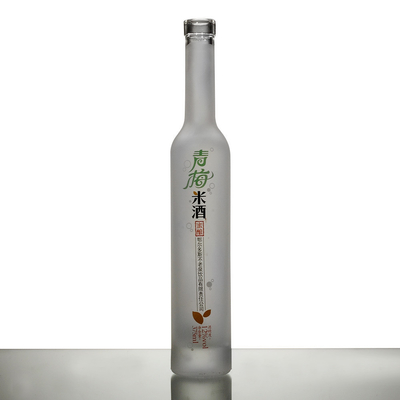 375 ml 500 ml παγωμένο γυάλινο μπουκάλι με εκτύπωση ετικέτας και δωρεάν δείγμα προσφέρεται