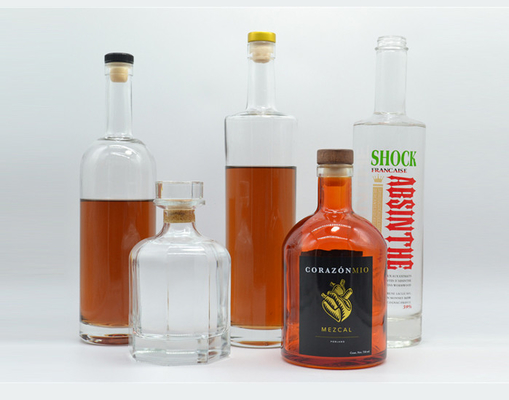 750 ml 500 ml γυάλινο μπουκάλι για Βότκα Μπράντυ Ουίσκι Επιφάνεια χειρισμού Τύπο με οθόνη
