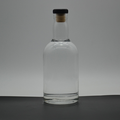 500 ml γυάλινα μπουκάλια αλκοόλ με παγωμένο/διαφανές/χρωματισμένο χρώμα