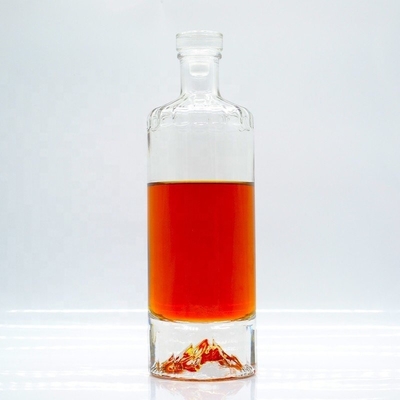 Υλικό Super Flint Glass Frosted Empty Liquor Wine Glass Flasks 200ml 375ml 750ml