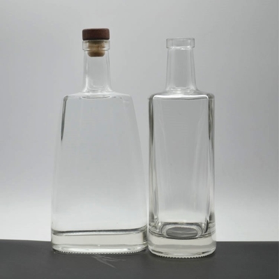 Super Flint 700ml Spirit Glass Vodka μπουκάλι με φελλό OEM/ODM Αποδεκτό Προσαρμόσιμο