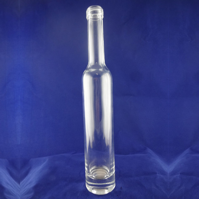 Προσαρμόσιμη εκτύπωση λογότυπου Slim Tall Round Glass Μπουκάλια ποτού με φελλό σφραγίδα