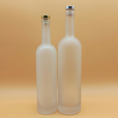 Υλικό Super Flint Glass Collar 750ml Προσαρμοσμένο γυάλινο μπουκάλι βότκα για ποτά