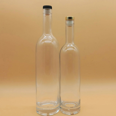Υλικό Super Flint Glass Collar 750ml Προσαρμοσμένο γυάλινο μπουκάλι βότκα για ποτά