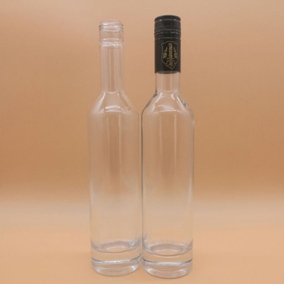 Υλικό Super Flint Glass Collar 750ml Προσαρμοσμένο γυάλινο μπουκάλι βότκα για ποτά