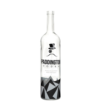 Άδειο Διαφανές 700 ml Cork Top Clear Βότκα γυάλινο μπουκάλι για ποτό