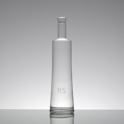 Άδειο Διαφανές 700 ml Cork Top Clear Βότκα γυάλινο μπουκάλι για ποτό