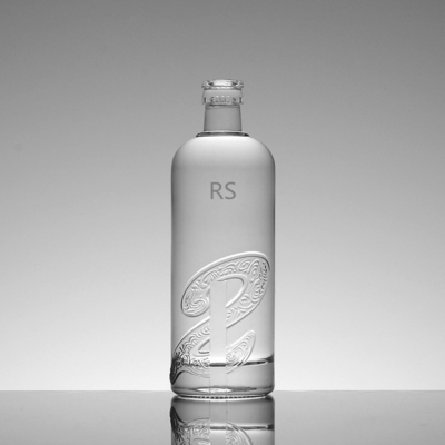 Άδειο Διαφανές 700 ml Cork Top Clear Βότκα γυάλινο μπουκάλι για ποτό