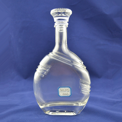 Διαφανή 750 ml κενά μπουκάλια βότκας Ciroc Glass Botella με διαφανή σχεδιασμό