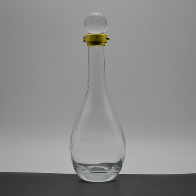 Διαφανή 750 ml κενά μπουκάλια βότκας Ciroc Glass Botella με διαφανή σχεδιασμό