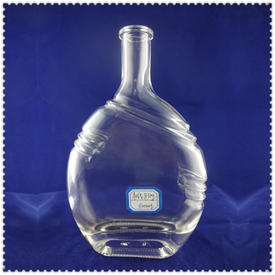 Διαφανή 750 ml κενά μπουκάλια βότκας Ciroc Glass Botella με διαφανή σχεδιασμό