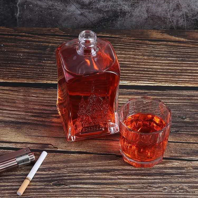 Super Flint 500ml 700ml 750ml Brandy Liquor γυάλινα μπουκάλια κρασιού με και Fashion Design