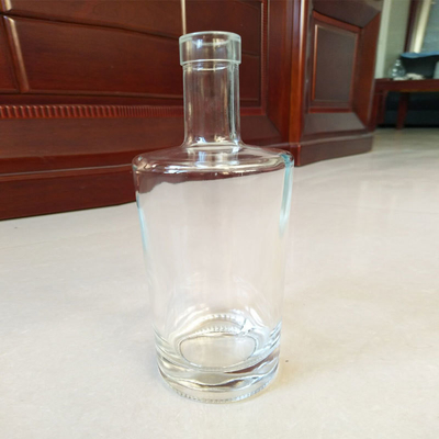 Προσαρμοσμένο 500 ml Διαφανές Φαντικό Μοναδικό Γυαλί Λικέρ κρασί Ουίσκι Βότκα Τεκίλα μπουκάλι