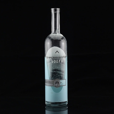 Ουίσκι Custom Design γυάλινο μπουκάλι 750ml Flip Top μπουκάλι βότκα με Express Shipping