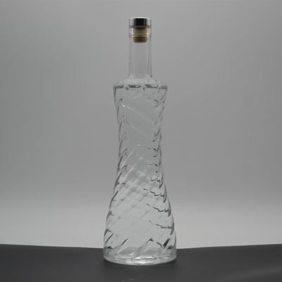 Ουίσκι Custom Design γυάλινο μπουκάλι 750ml Flip Top μπουκάλι βότκα με Express Shipping
