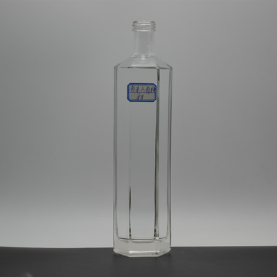 Ουίσκι Custom Design γυάλινο μπουκάλι 750ml Flip Top μπουκάλι βότκα με Express Shipping