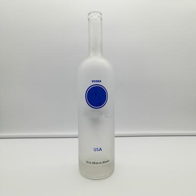 Διαυγές 750 ml γυάλινα μπουκάλια για οινοπνεύματα
